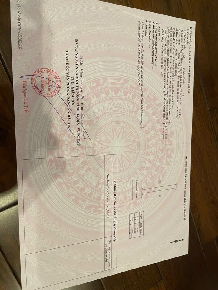 Đất nền tại đường 31, Nghĩa Thành, Châu Đức 225m² giá 1.95 tỷ - Cơ hội đầu tư tuyệt vời!