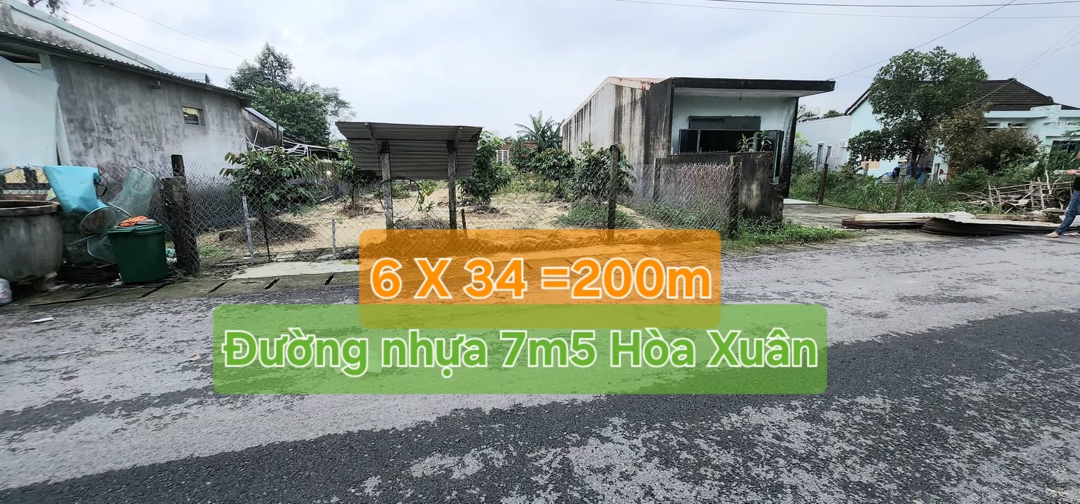Đất nền Hòa Xuân Đà Nẵng 200m² giá 2.85 tỷ - Cơ hội đầu tư tuyệt vời!