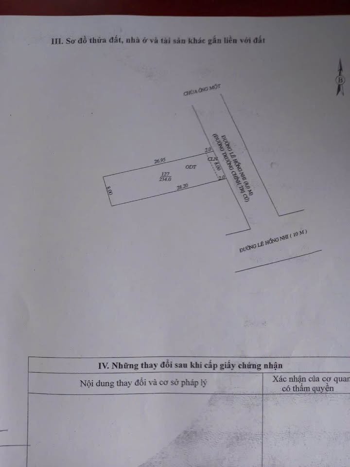 Đất nền mặt tiền đường Lê Hồng Nhi Cái Răng 234m² - Giá chỉ 5 tỷ