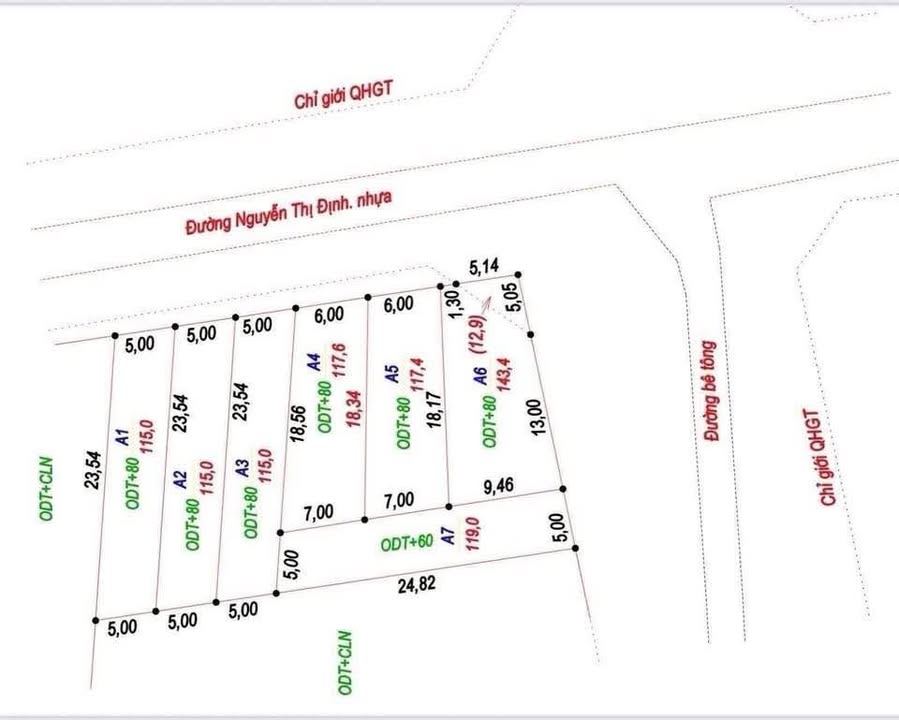 Đất ở mặt tiền Nguyễn Thị Định, Đồng Hới, 80m² giá chỉ 1 tỷ - Cơ hội đầu tư tuyệt vời!