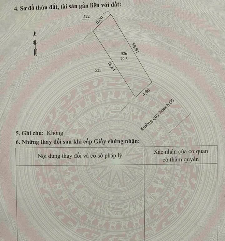 Đất thổ cư 80m² tại phường Thái Bình, Hòa Bình - Giá chỉ 1 tỷ!