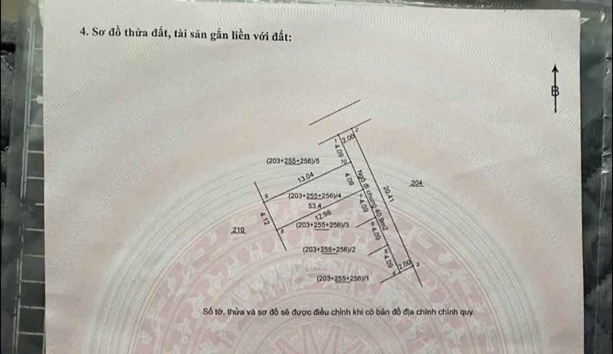 Đất nền An Khánh Hoài Đức 53.4m² giá 4.028 tỷ - Sổ hồng đẹp, gần ô tô!
