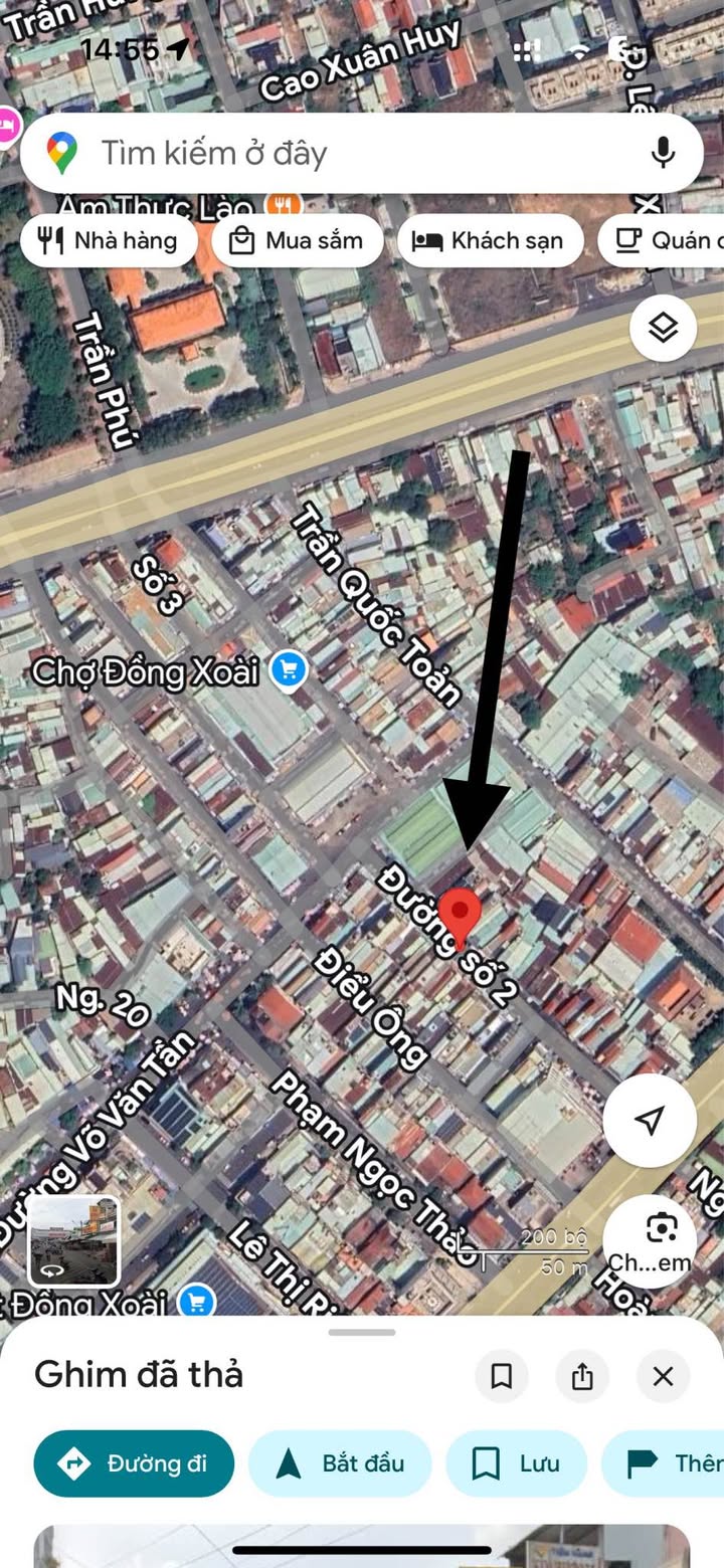 Nhà mặt tiền đường Võ Văn Tần, Đồng Xoài 300m² giá 11.9 tỷ - Kinh doanh đắc địa!