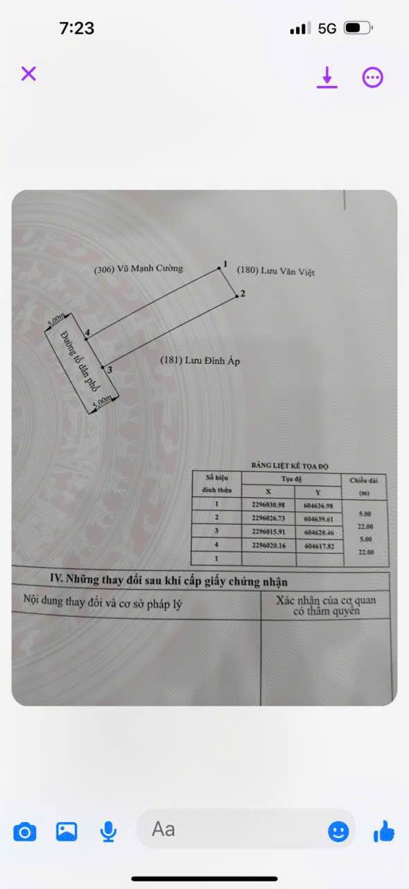 Đất ở phường Tân Thành, Dương Kinh 110m² giá 2.5 tỷ - Cơ hội đầu tư tuyệt vời!