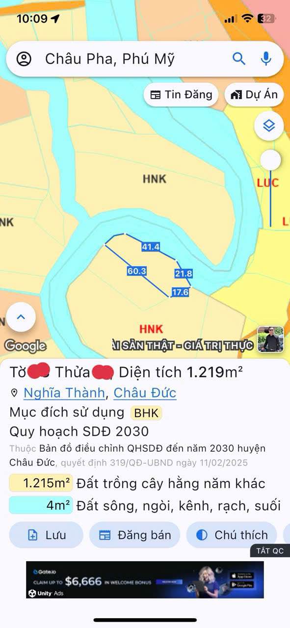 Đất farm Nghĩa Thành, Châu Đức 2000m² giá 2 tỷ - Đầu tư lý tưởng!