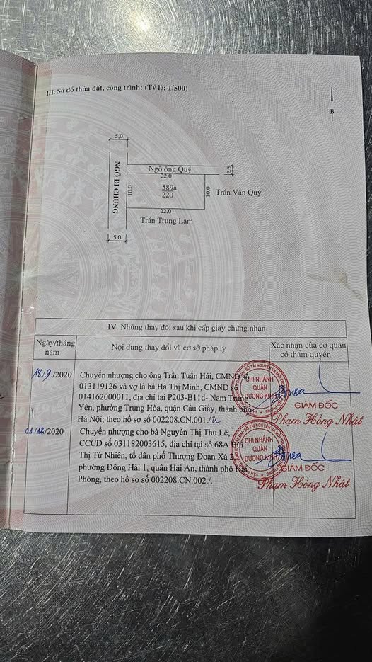 Đất nền Dương Kinh 220m² giá 4.29 tỷ - Lô góc đẹp, ô tô tránh nhau!