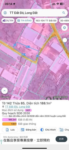 Đất nền Đất Đỏ 9m giá 870 triệu - Vị trí vàng thuận lợi kinh doanh!