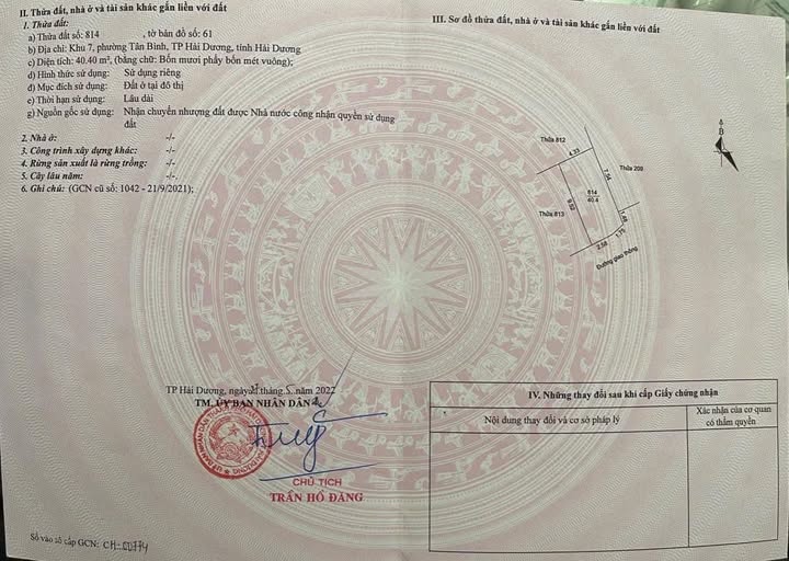 Đất nền phố Bình Lộc Tân Bình 40,4m² giá 1,39 tỷ - Cơ hội đầu tư hiếm có!