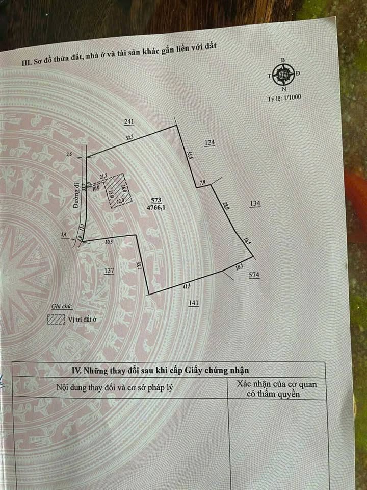 Đất nền thôn 1 Tân Lạc 4766m² giá 4.7 tỷ - Tiềm năng đầu tư lớn!
