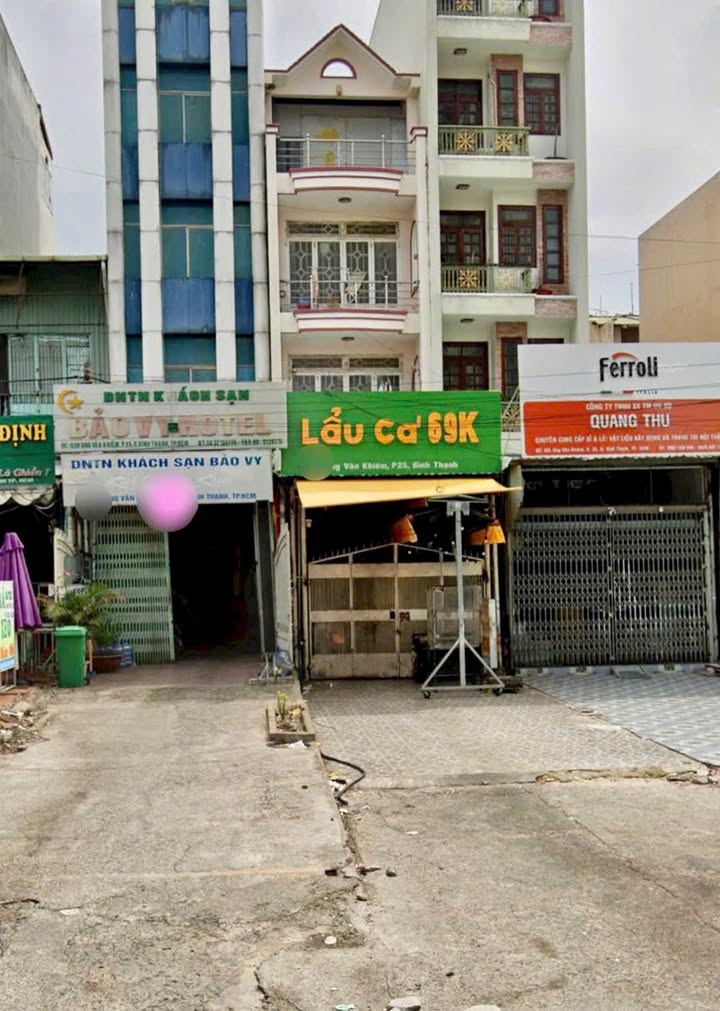Nhà mặt tiền Ung Văn Khiêm, Quận Bình Thạnh 120m² - Sẵn sàng kinh doanh ngay!