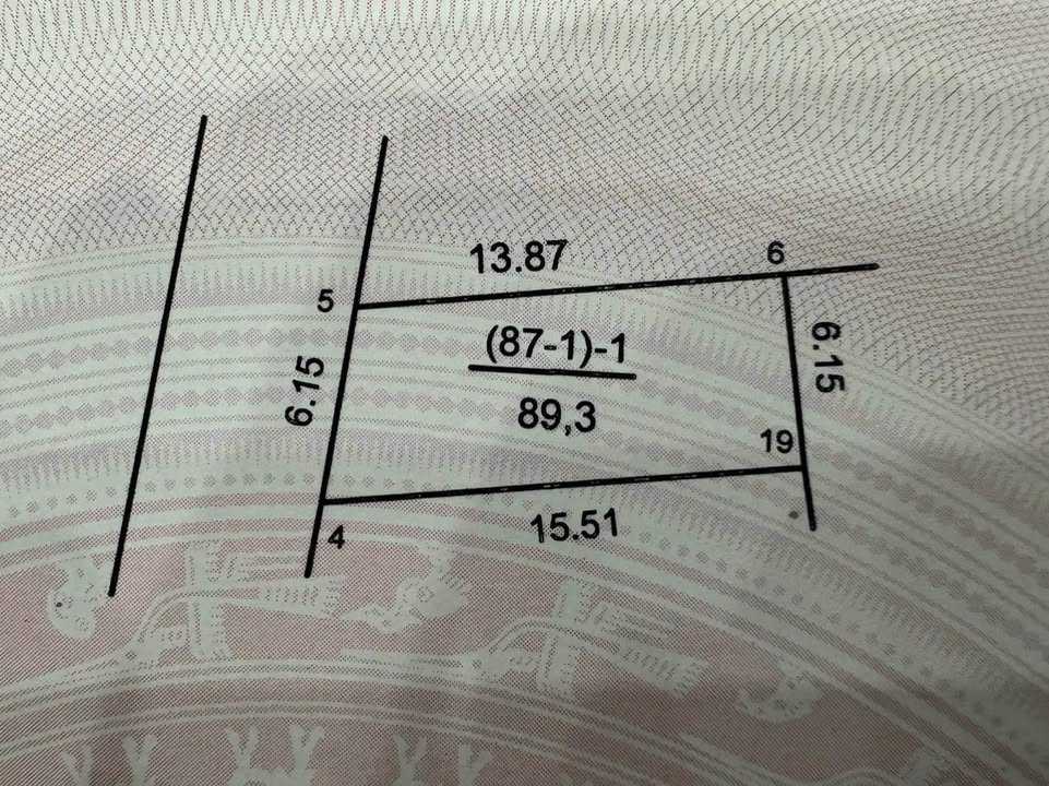 Đất nền Đan Tảo, Tân Minh 89.3m² - Mặt tiền 6m15, Giao thông thuận tiện!