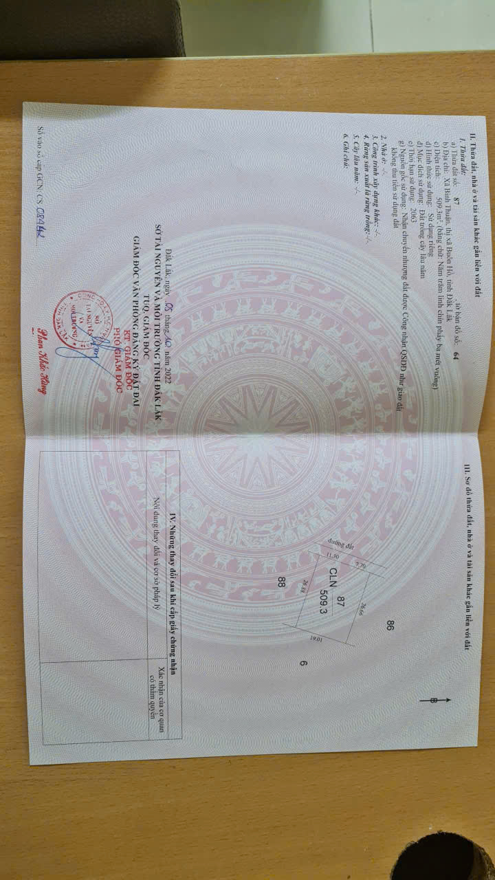 Đất thổ cư 510m² xã Cư Bao, Buôn Hồ - Giá tốt, đầu tư sinh lời!