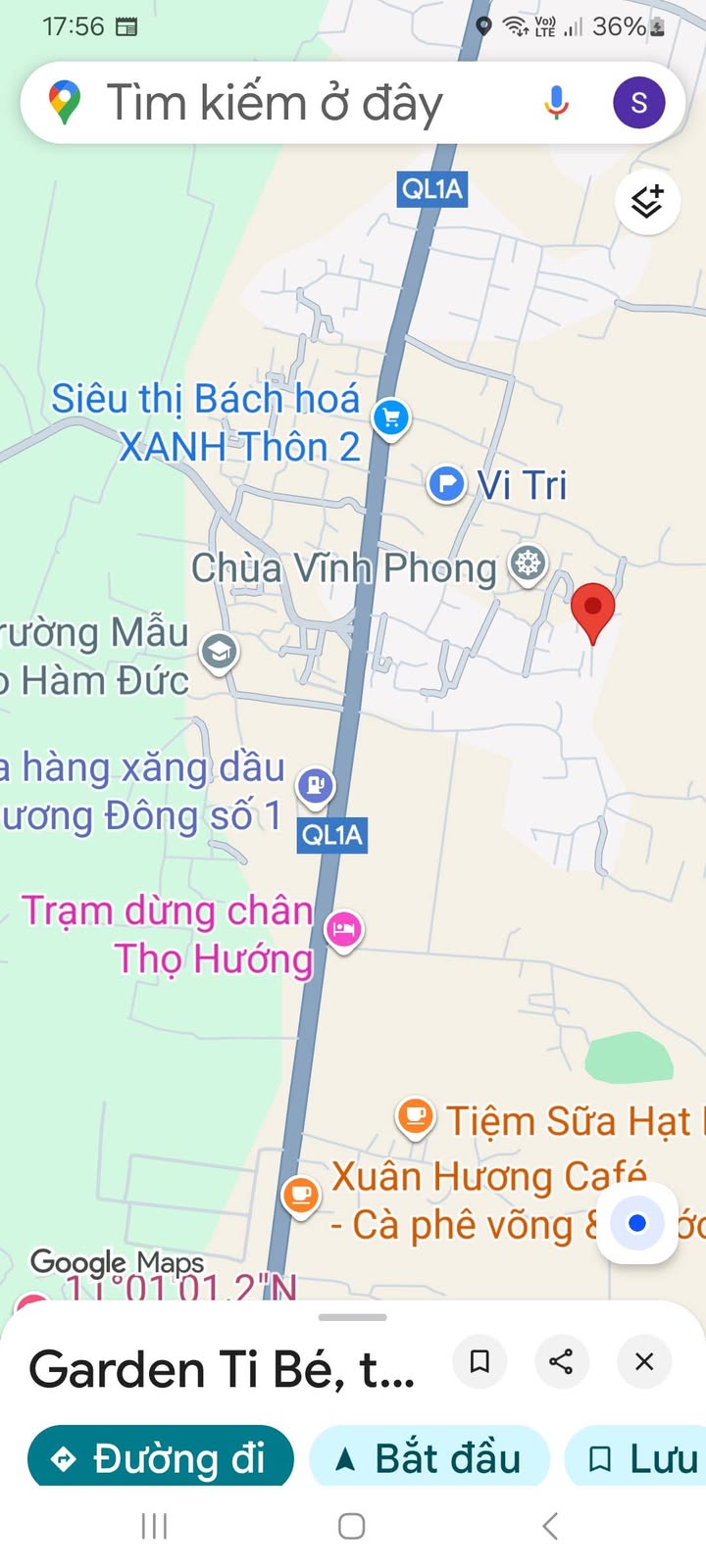 Đất thổ cư 440m² tại Thôn 3, Hàm Đức giá 1.15 tỷ - Sổ đỏ chính chủ