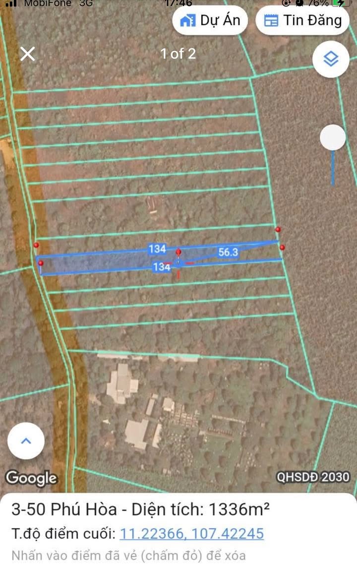 Đất nền Phú Hòa - Định Quán 1.4 sào giá 550 triệu - Chủ cần bán gấp!