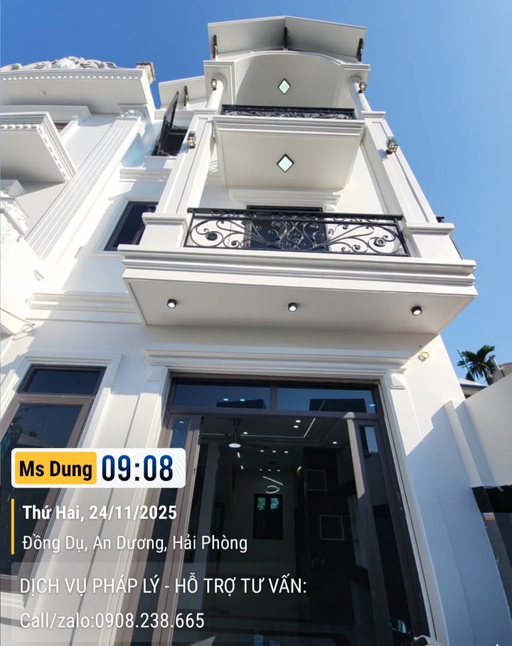 Nhà 3 tầng độc lập Đặng Cương, An Dương 44m² giá 2.7 tỷ - Ô tô đỗ cửa, pháp lý rõ ràng!