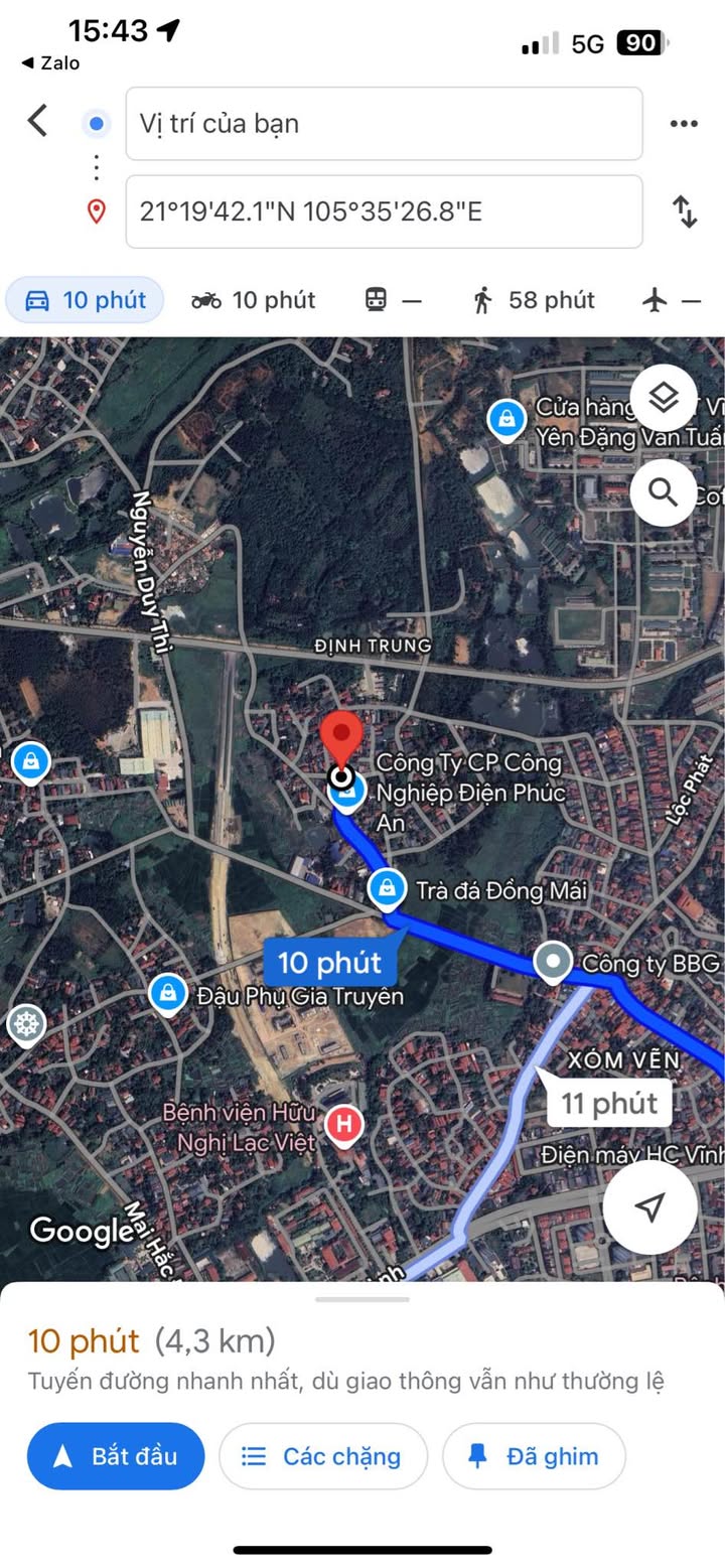 Đất thổ cư 167.7m² Định Trung Vĩnh Yên giá chỉ 4 tỷ - Sổ riêng, giao dịch nhanh!