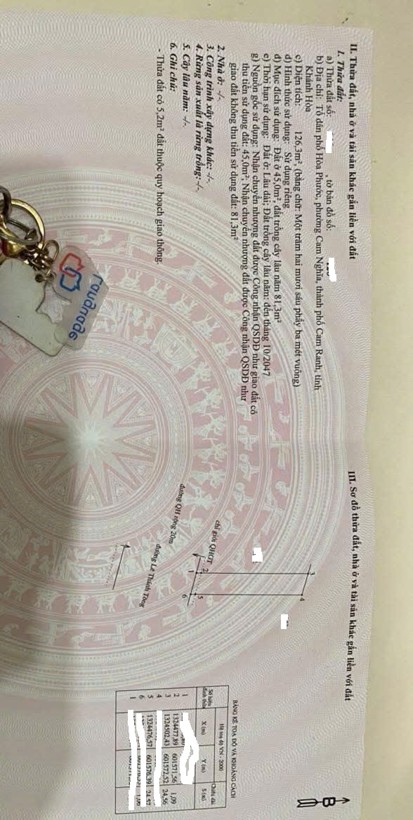 Lô đất mặt tiền Lê Thánh Tông, Cam Nghĩa 126m² giá 750 triệu - Cơ hội đầu tư tuyệt vời!