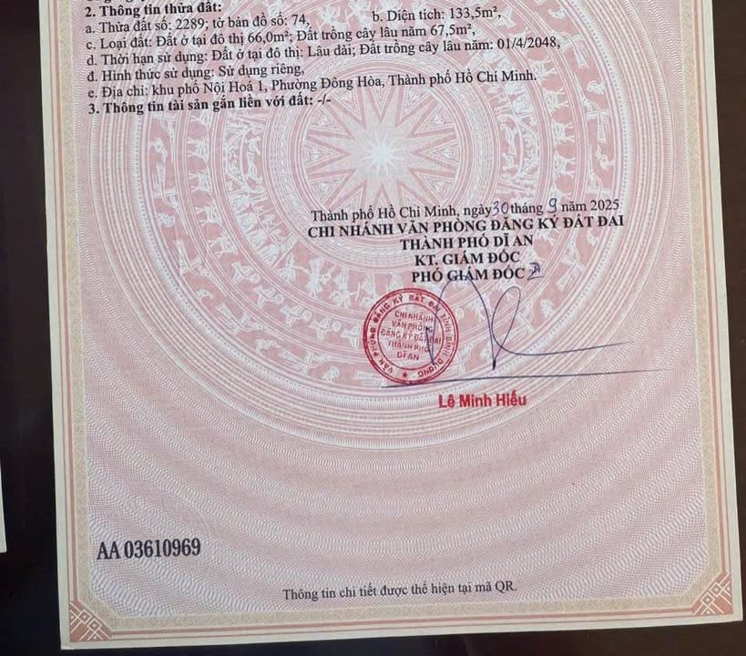 Đất nền mặt tiền Quốc lộ 1K, Dĩ An 266.8m² giá chỉ 8.745 tỷ - Cơ hội đầu tư hiếm có!