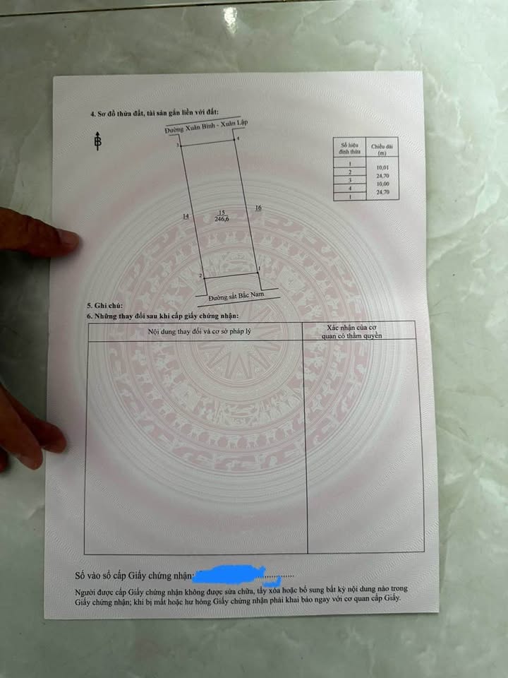 Đất nền mặt tiền đường Xuân Bình, phường Xuân Lập, 240m² giá 3.5 tỷ - Sổ hồng riêng chính chủ!