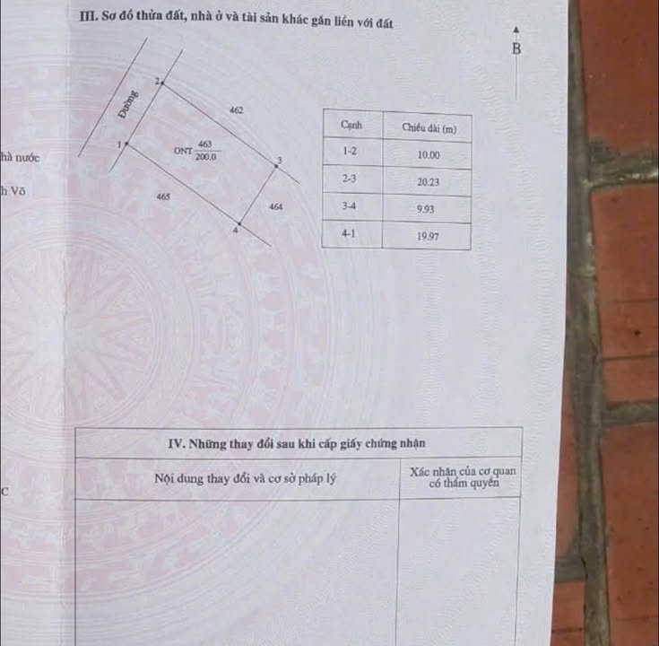 Đất tách lô mặt tiền 10m tại Thanh Vân, Tam Dương - Chỉ 1 tỷ VND