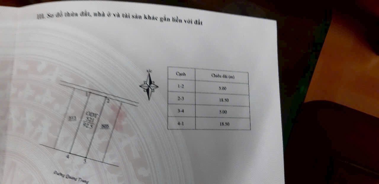 FrontHouse đường Quang Trung, Hội Hợp 92m² giá 3.3 tỷ - Kinh doanh sầm uất!