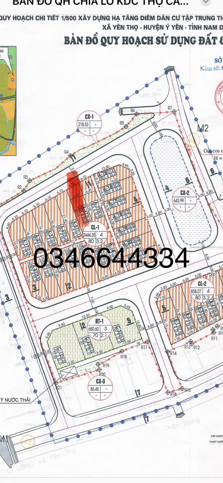 Đất nền Yên Thọ, Ý Yên 138m² - Cơ hội đầu tư tuyệt vời!