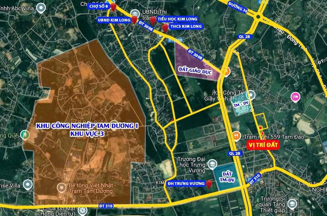 Nhà 3 tầng mặt tiền đường QL2B Kim Long 90m² - Địa điểm kinh doanh lý tưởng!