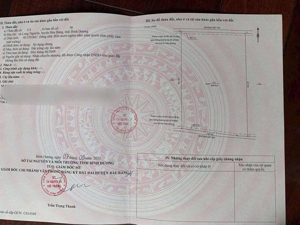 Đất nền 4ha Long Nguyên Bàu Bàng - Thích hợp làm kho xưởng!