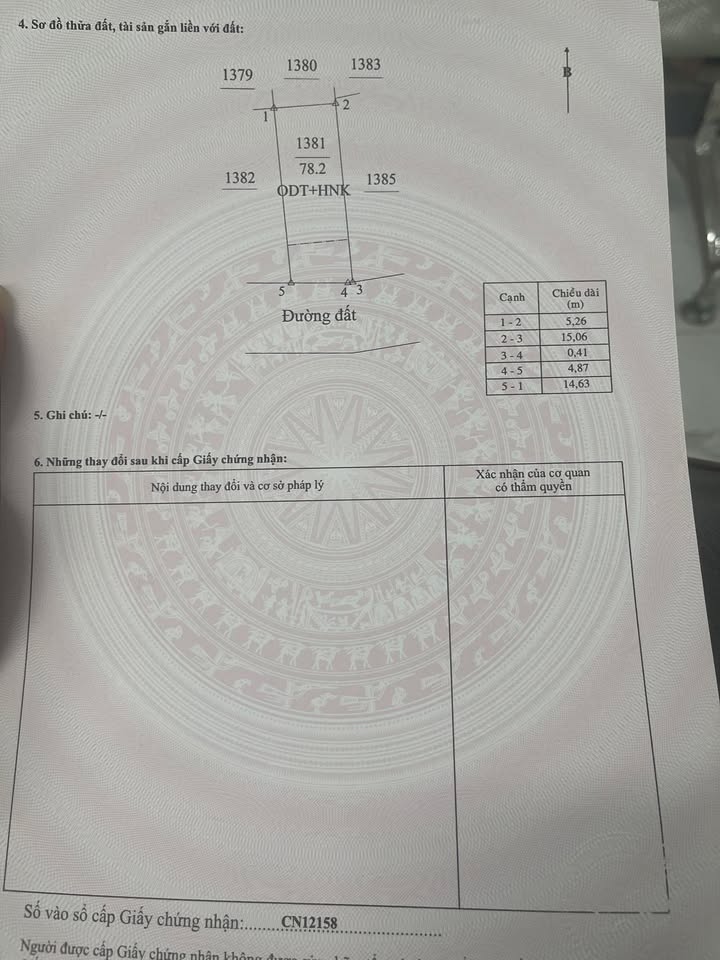 Đất thổ cư Phú Chánh Tân Uyên 78m² giá 1.3 tỷ - Cơ hội đầu tư tuyệt vời!