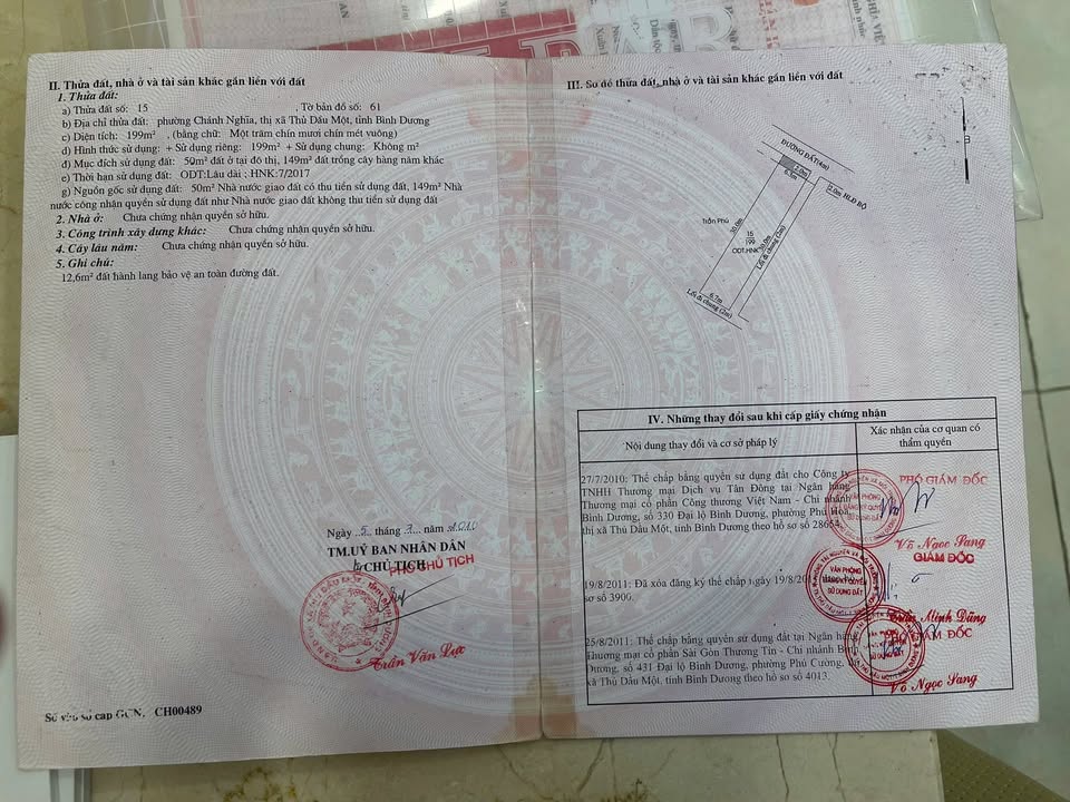 Đất nền Chánh Nghĩa Thủ Dầu Một 189m² giá 5 tỷ - Tiềm năng đầu tư sinh lời!