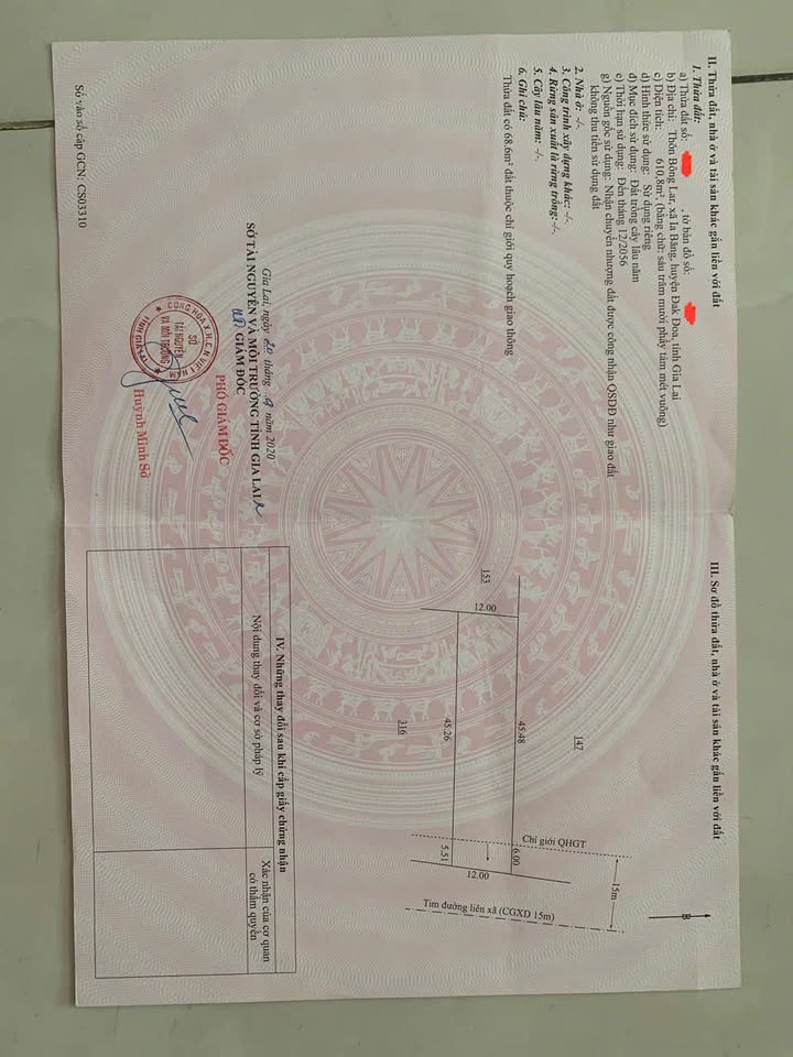 Đất mặt tiền Trương Định, xã Ia Băng, 540m² - Vị trí đẹp, cơ hội đầu tư hấp dẫn!