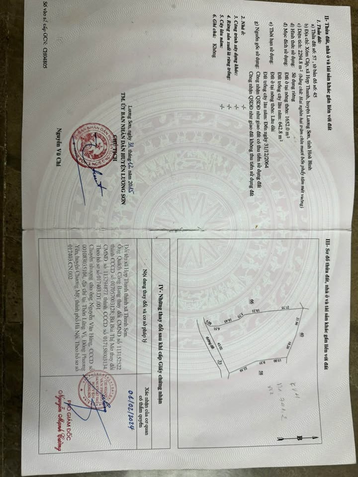 Đất nền Lương Sơn 2294m² giá 7.1 tỷ - Tiềm năng sinh lời cao!