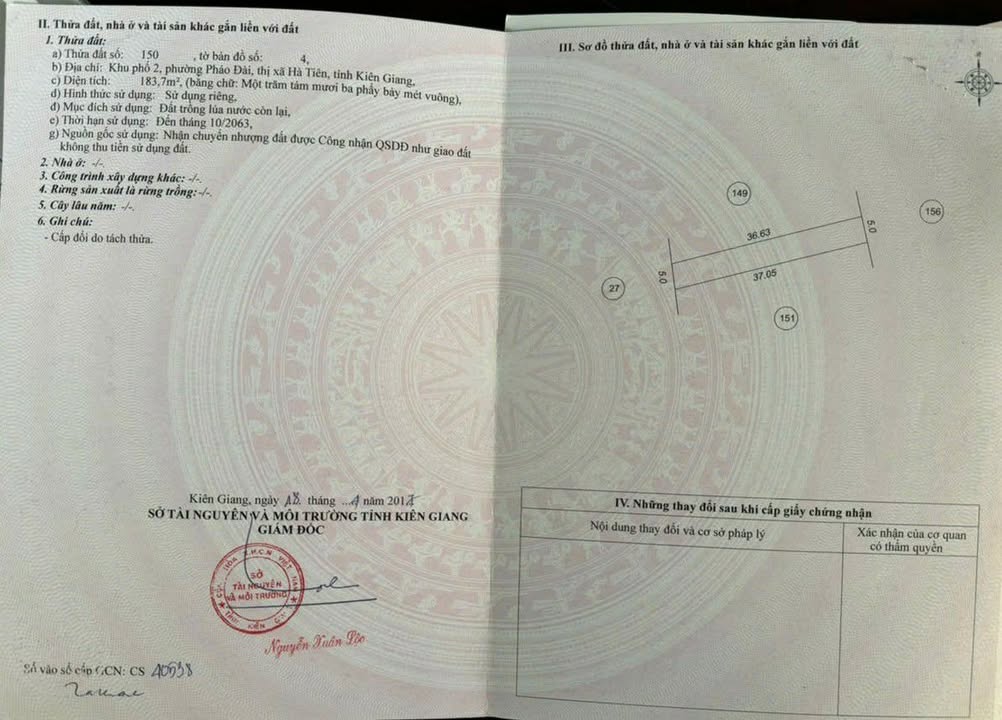 Đất nền đường Giếng Tượng 183.7m² giá chỉ 360 triệu - Cơ hội đầu tư lý tưởng!