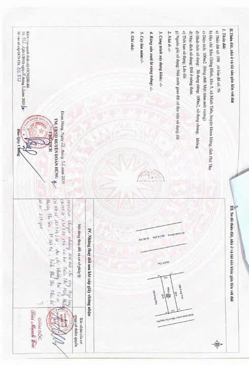 Đất thổ cư 100m² mặt đường Quốc lộ 2, xã Chân Mộng, Phú Thọ - Chính chủ bán gấp!