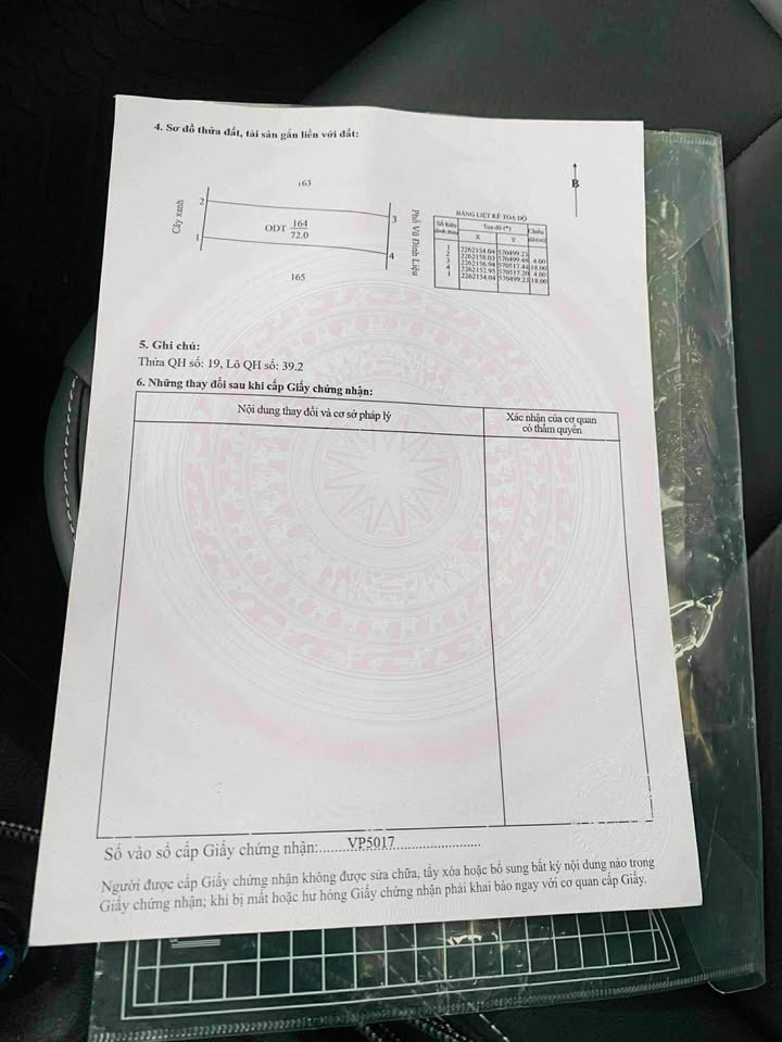 Đất mặt đường Vũ Đình Liệu, Thống Nhất, 72m² giá 4.099 tỷ - Kinh doanh sầm uất!