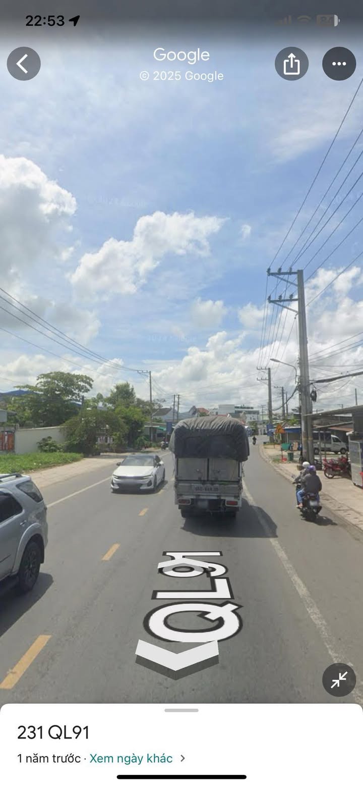 Bán đất mặt tiền Quốc lộ 91 Thới Thuận 129m² - Vị trí kinh doanh thuận lợi!