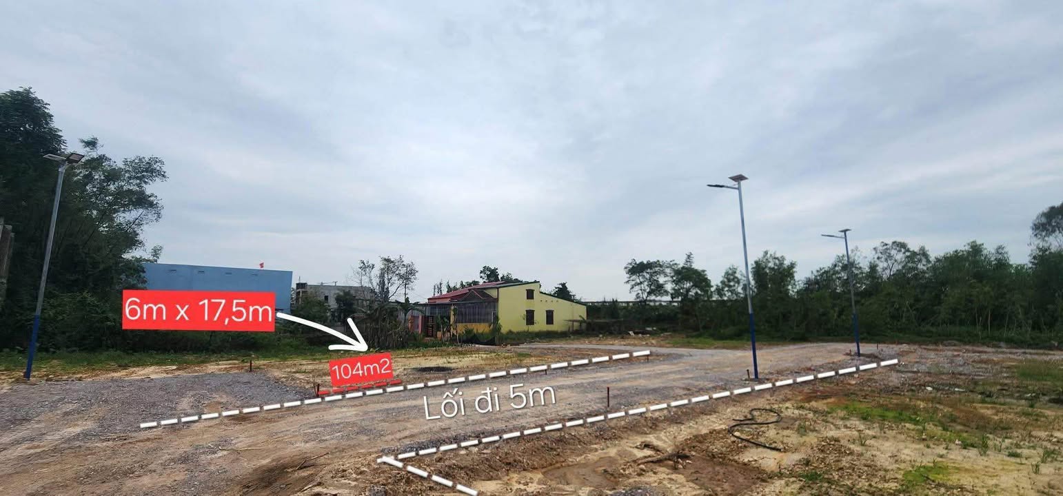 Đất nền khu dân cư phường Nam Lý 104m² giá 799 triệu - Giao thông thuận tiện!