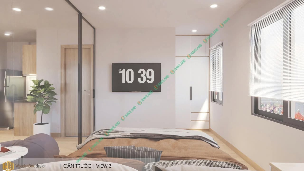 Căn hộ 1 phòng ngủ cho thuê tại Sơn Trà 45m² - View công viên tuyệt đẹp!