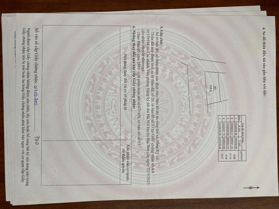 Đất nền Đình Thông, Trung Giã 110,5m² giá 1,9 tỷ - Lô góc hai mặt tiền đẹp lung linh!