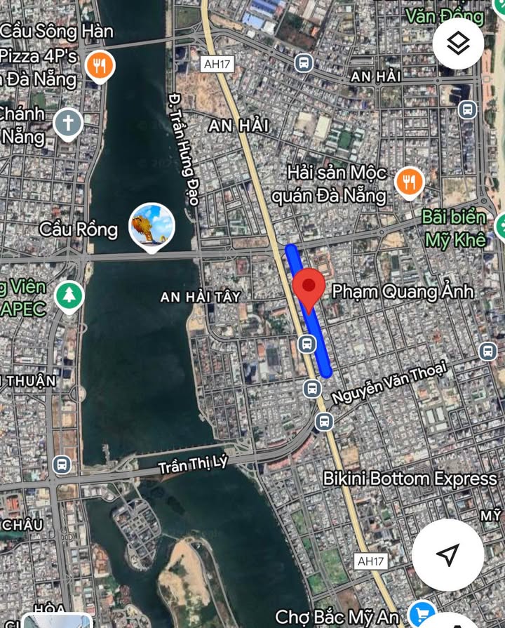 Đất mặt tiền Phạm Quang Ảnh, Sơn Trà 135.3m² - Vị trí đắc địa, giá trị tăng cao!