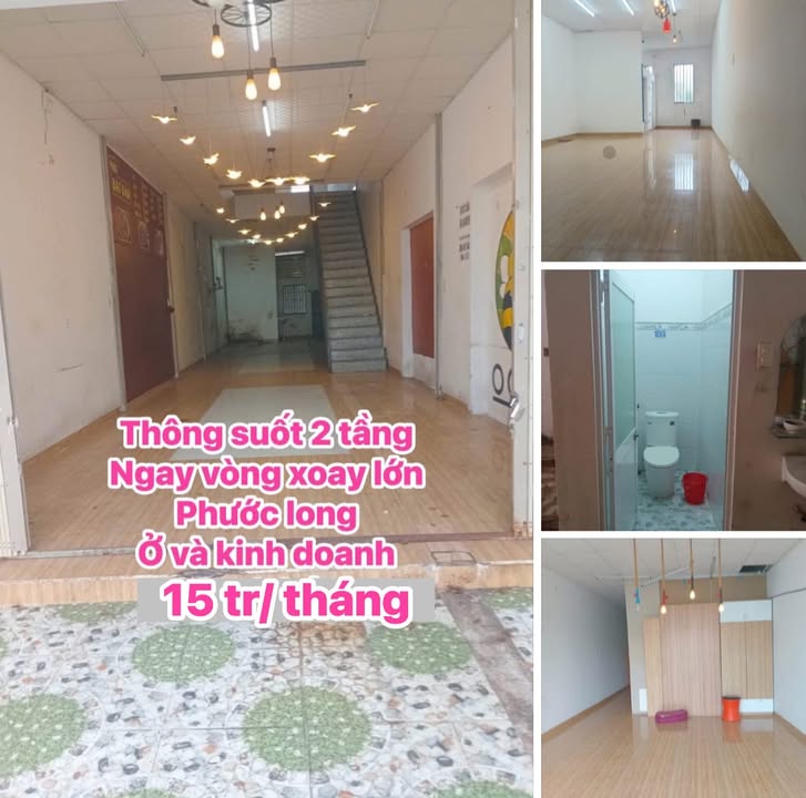 Cho thuê mặt bằng kinh doanh tại Phước Long, Nha Trang - Giá 15 triệu/tháng, thiết kế 2 tầng