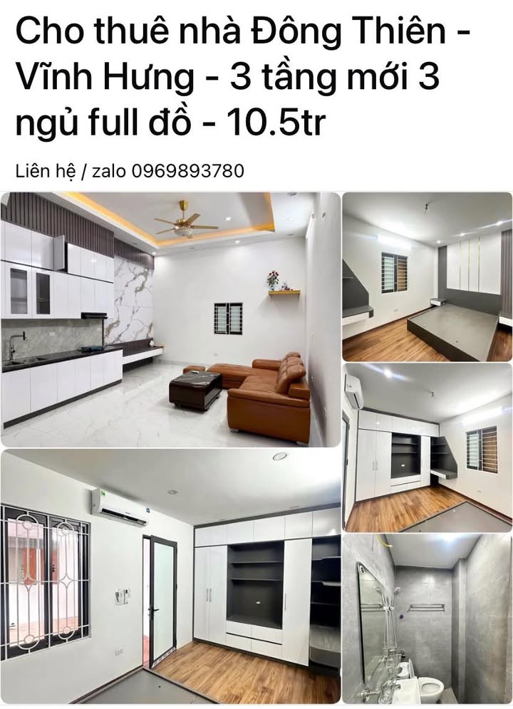 Nhà cho thuê đường Đông Thiên, phường Vĩnh Hưng, quận Hoàng Mai - Thỏa thuận giá tốt!