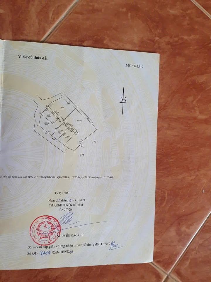 Đất nền Đại Mỗ 43m² giá 6.742 tỷ - Đầu tư sinh lời ngay!