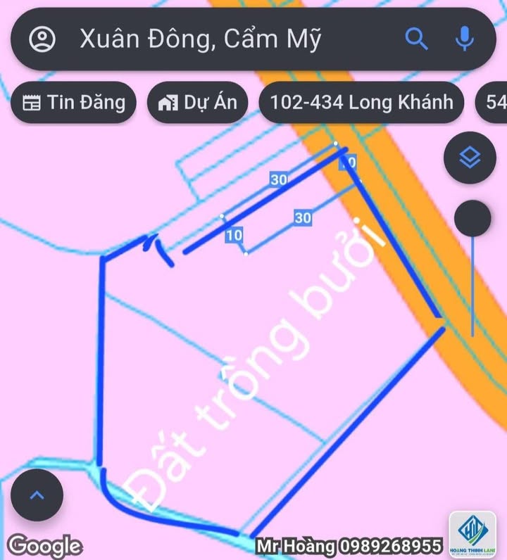 Đất nền Xuân Đông, Cẩm Mỹ, Đồng Nai 4164m² giá 10 tỷ - Đầu tư sinh lời ngay!