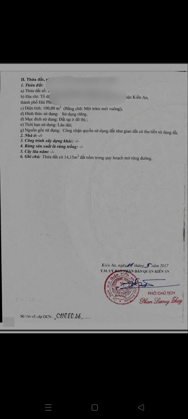 Nhà mặt phố Phù Liễn, Kiến An 100m² - Kinh doanh sầm uất, giá thỏa thuận!