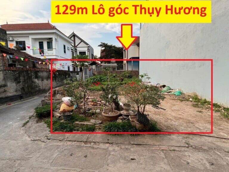 Lô đất góc Thụy Hương, Chương Mỹ, 129m² - Tiềm năng đầu tư lớn!