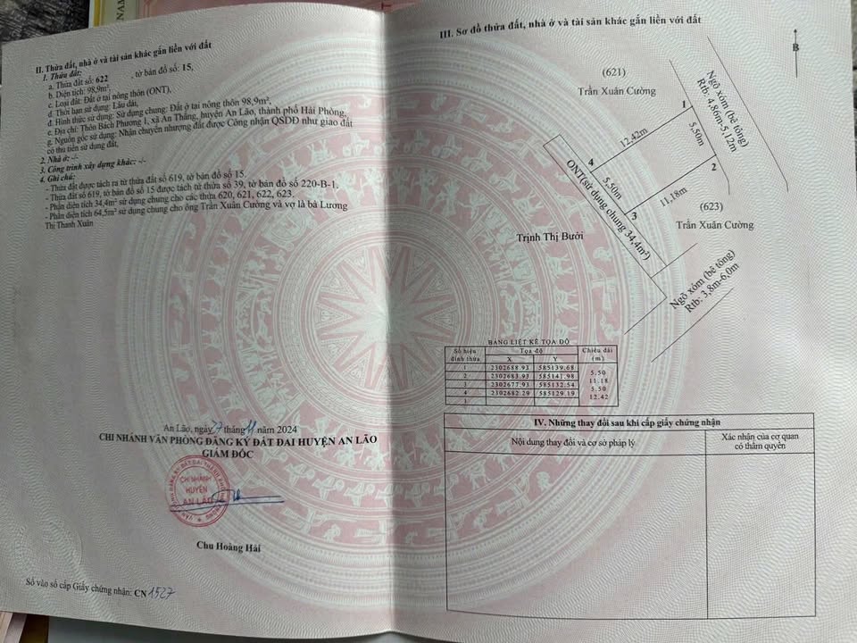 Đất nền An Thắng, An Lão 64m² chỉ 600 triệu - Chính chủ bán gấp!