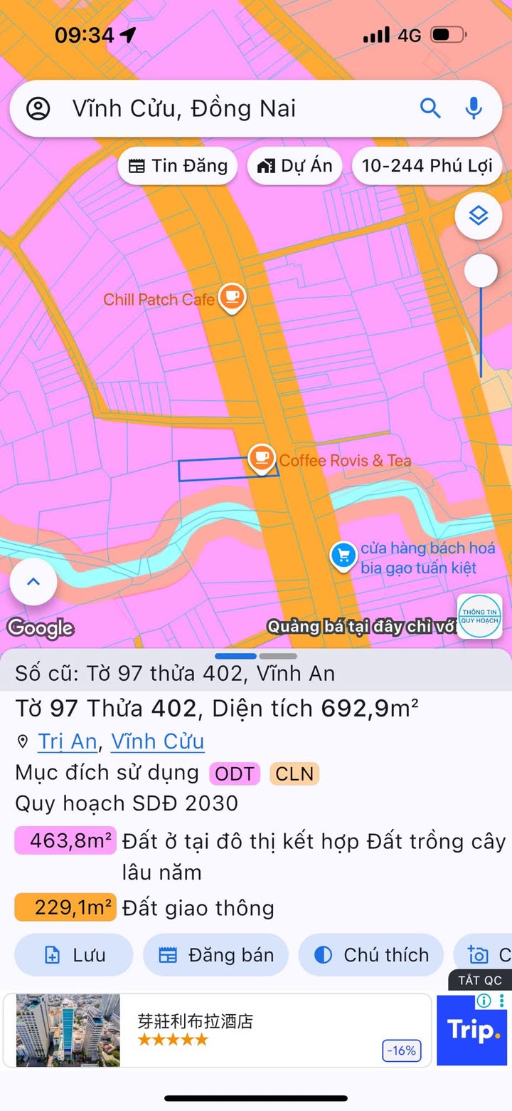 Đất mặt tiền Tỉnh lộ 762, Trị An, 708m² giá 762 triệu - Cơ hội đầu tư sinh lời!