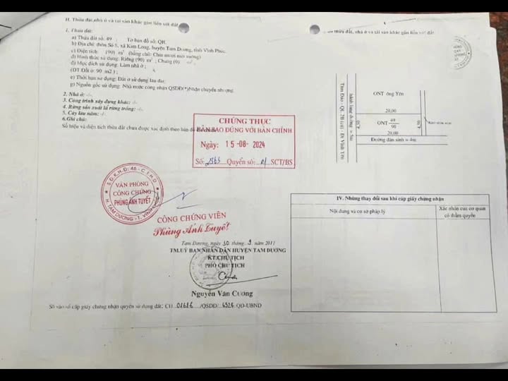 Đất nền Kim Long, Tam Dương 90m² giá 3.3 tỷ - Đầu tư sinh lời ngay!