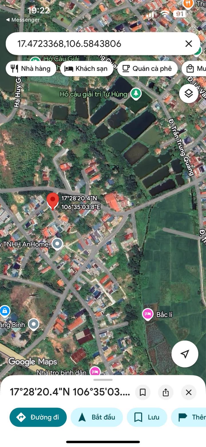 Đất nền Bắc Lý Đồng Hới 114m² giá 900 triệu - Hướng Tây Nam, ô tô tránh nhau!